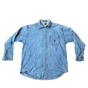 Vintage Tommy Hilfiger Denim Button Up small
